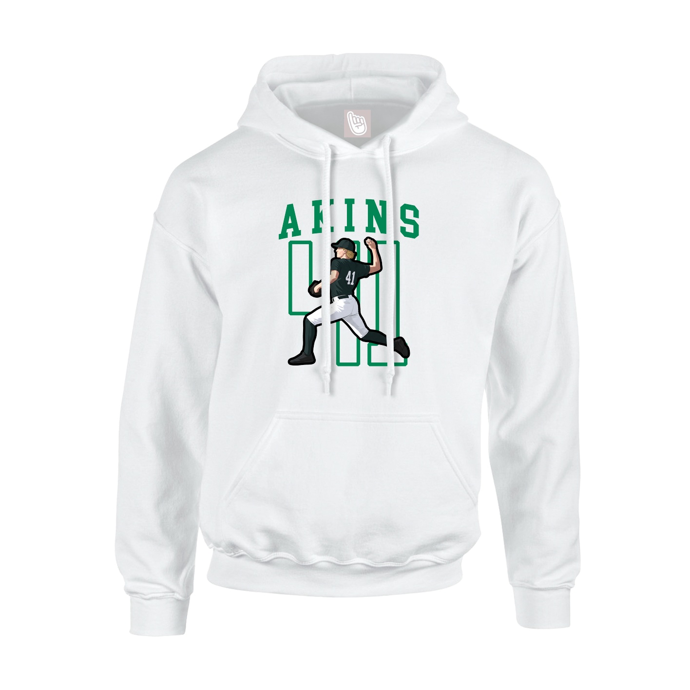 Youth Hoodie — Shirsey in White
