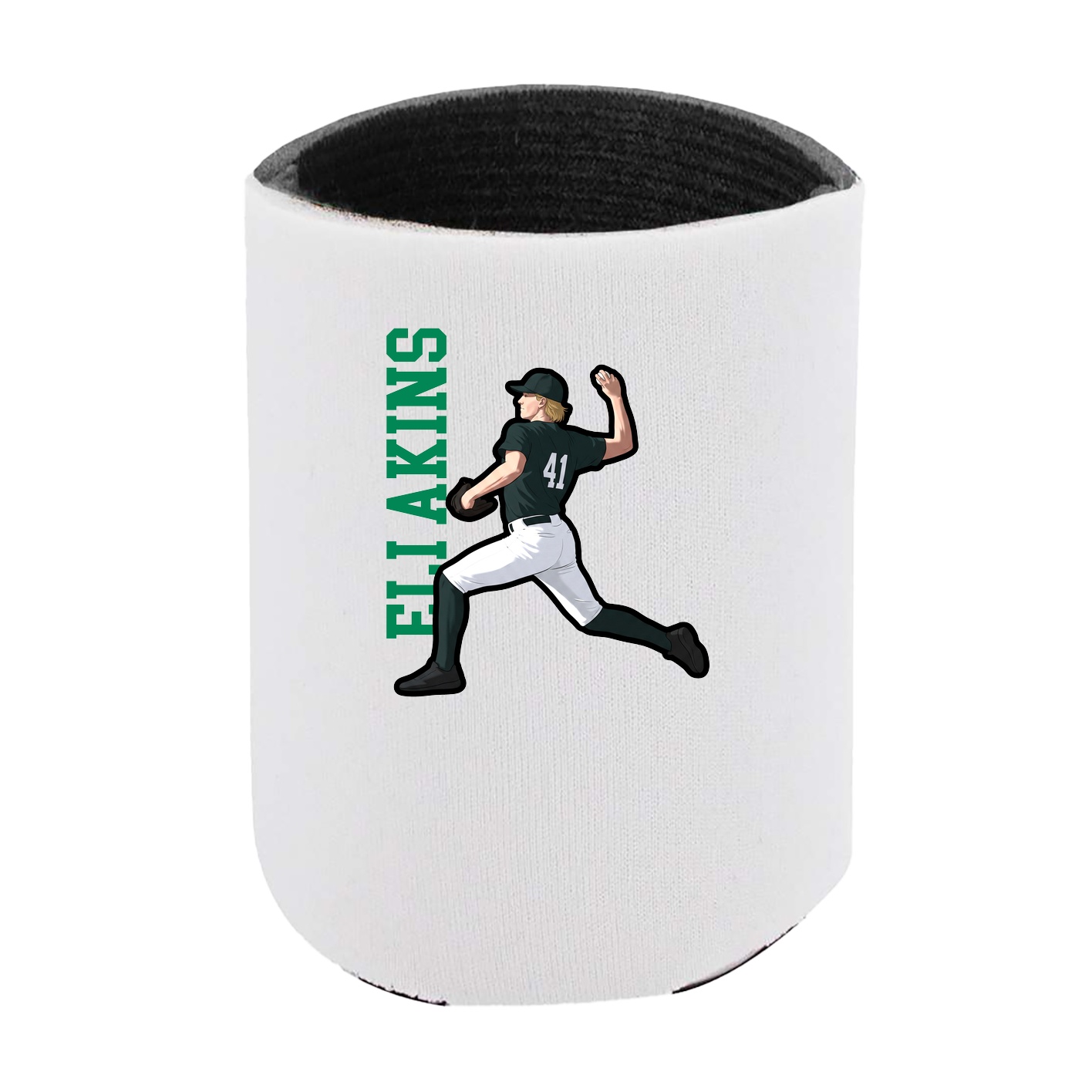 Can Holder — Name Vertical in White