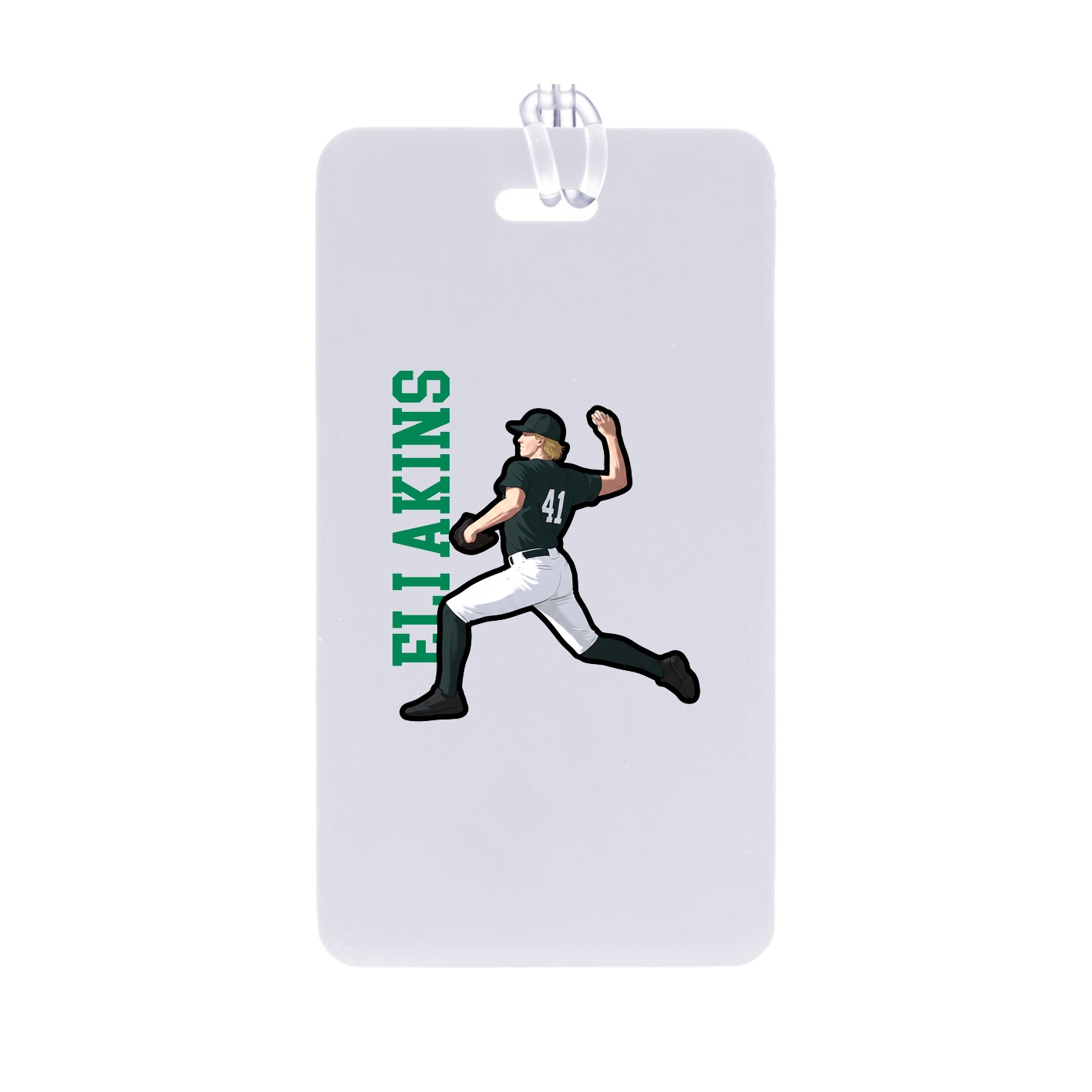 Bag Tag — Name Vertical in Classic