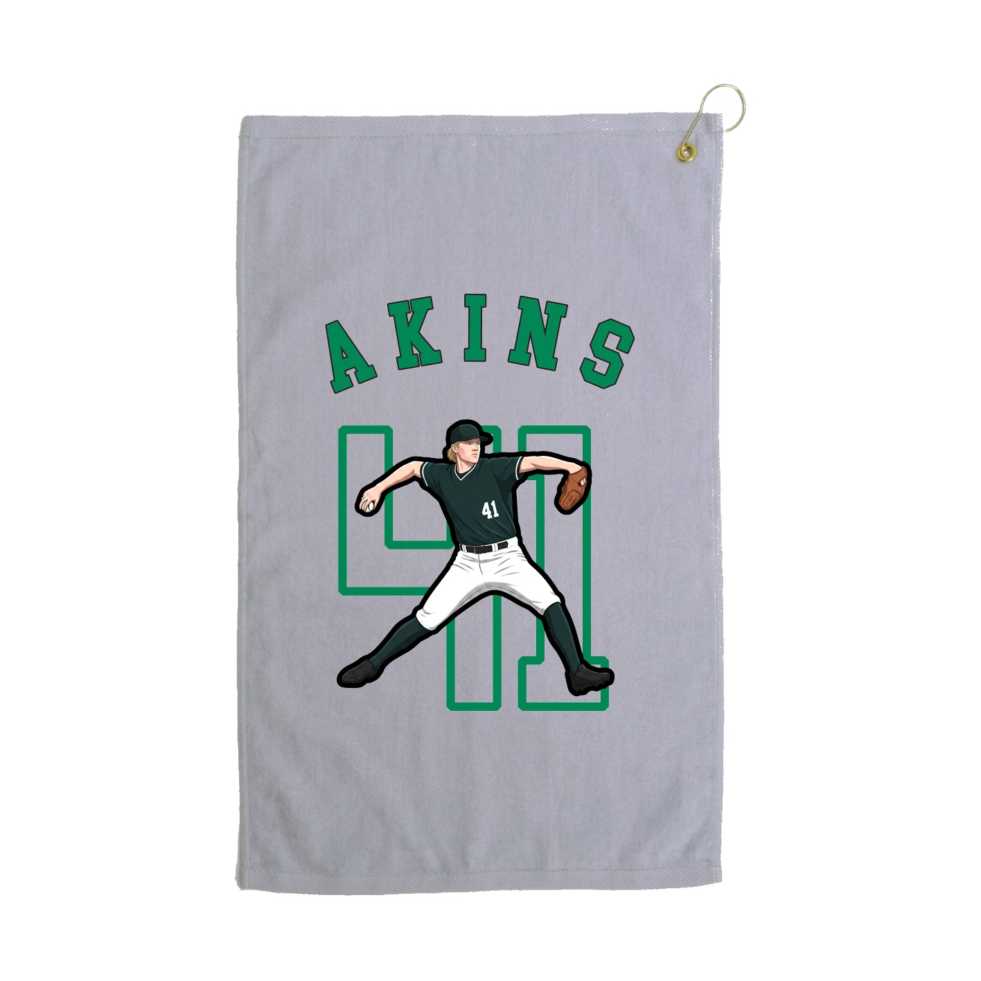 Golf Towel — Shirsey Arch in Grey