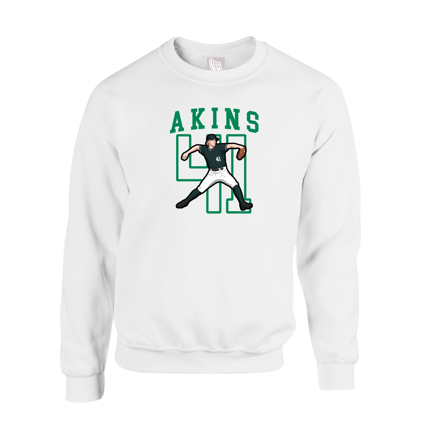 Fleece Crew — Shirsey in White
