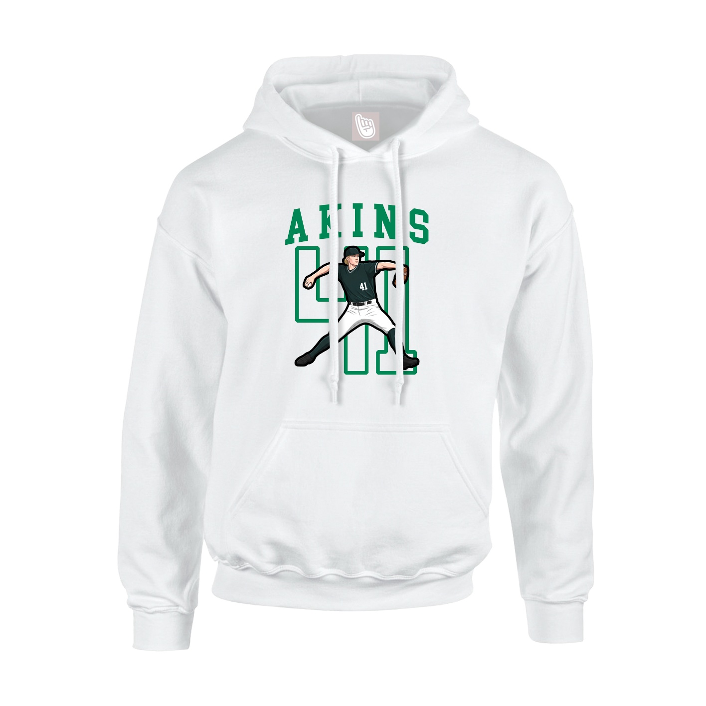 Youth Hoodie — Shirsey in White