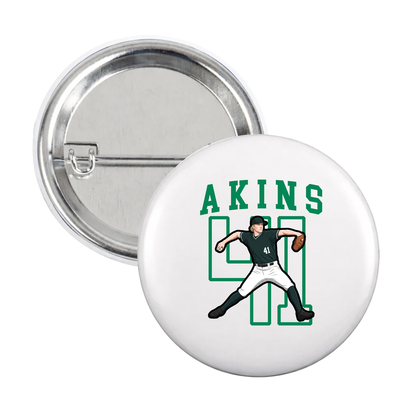 Game Day Button — Shirsey in White