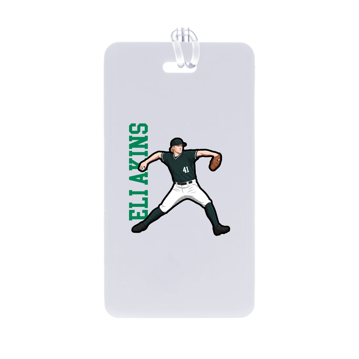 Bag Tag — Name Vertical in Classic