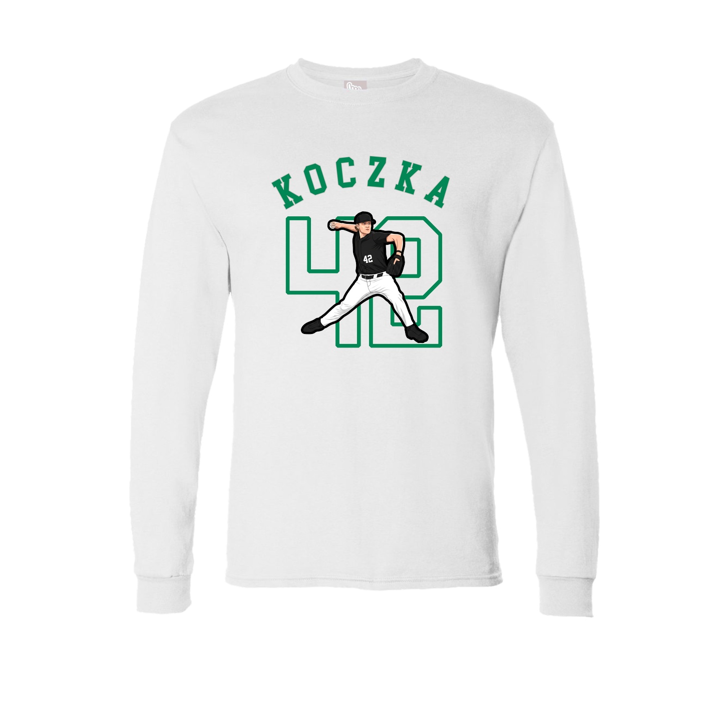 Long Sleeve Tee — Shirsey Arch in White
