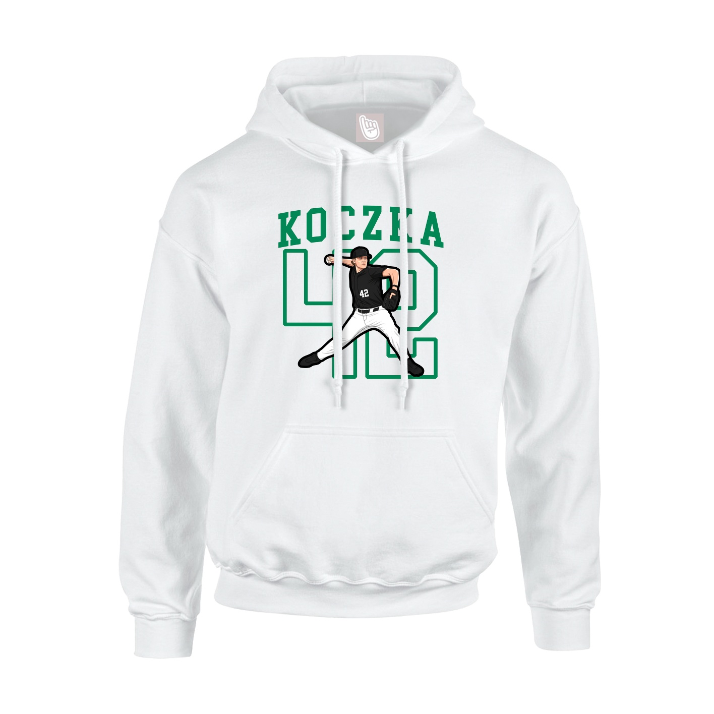 Hoodie — Shirsey in White