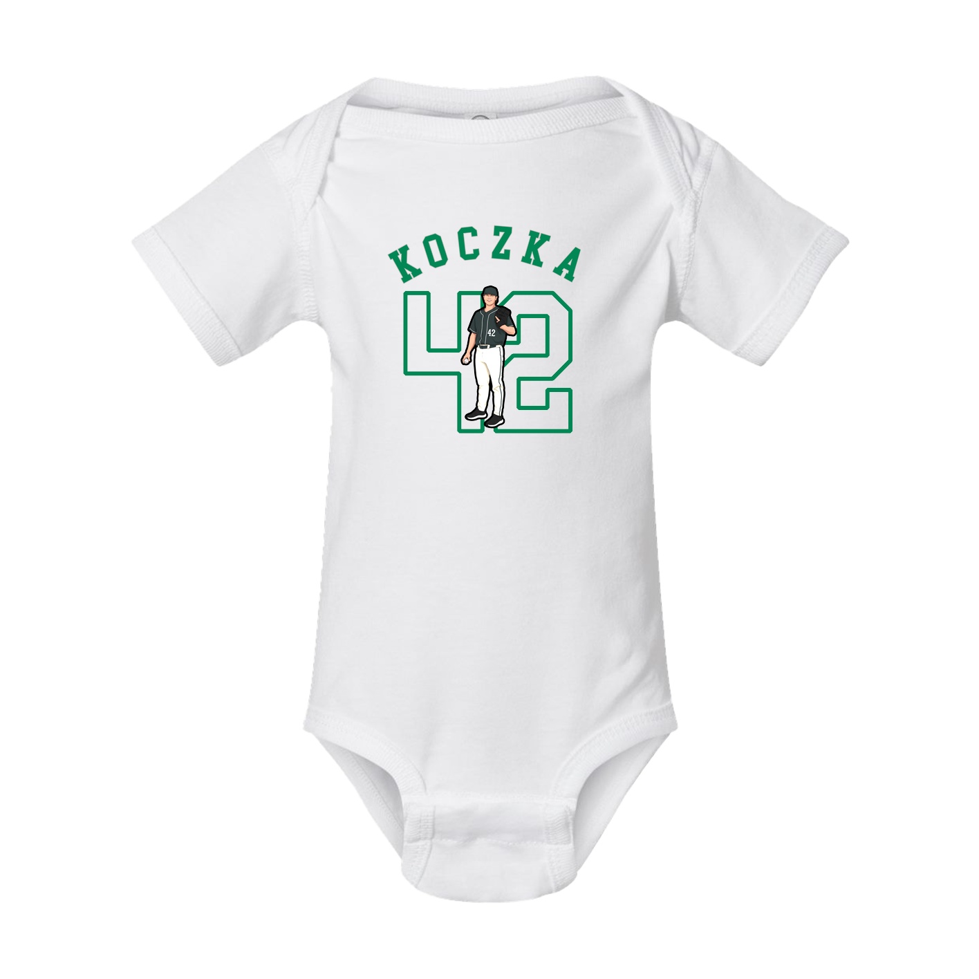 Baby Onesie — Shirsey Arch in White
