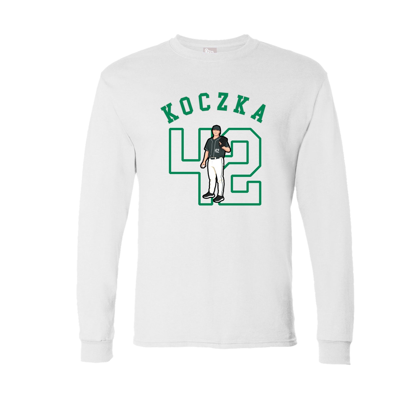 Long Sleeve Tee — Shirsey Arch in White