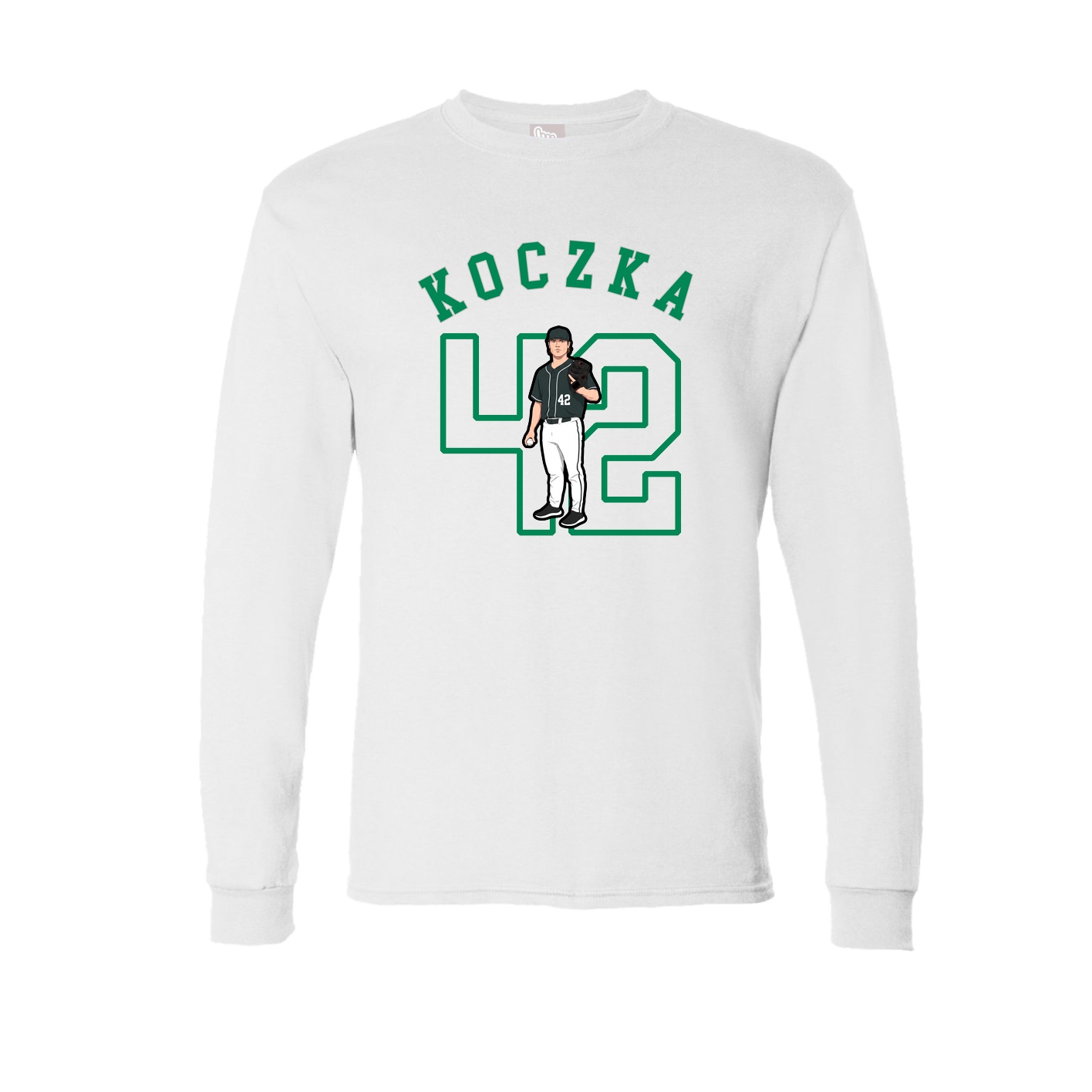 Long Sleeve Tee — Shirsey Arch in White