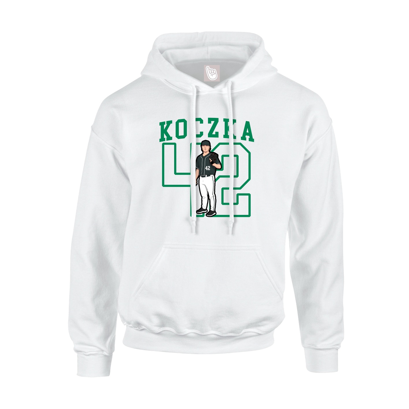 Hoodie — Shirsey in White