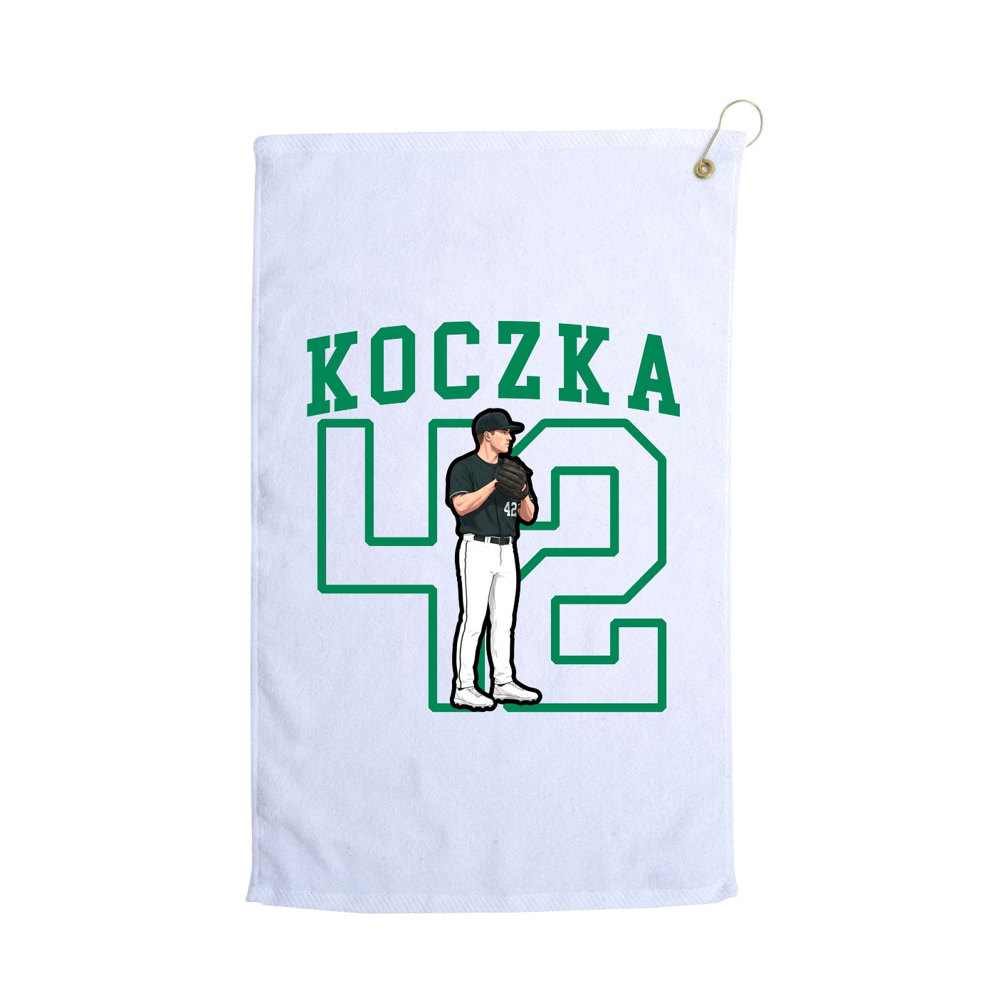 Golf Towel — Shirsey in White