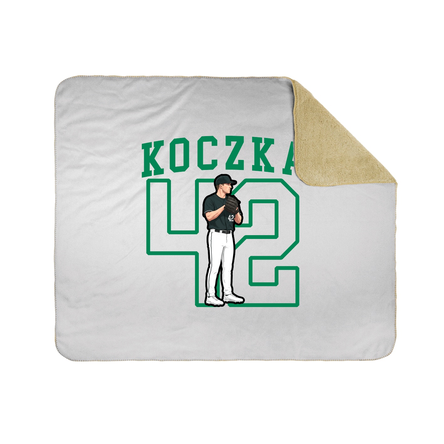 Throw Blanket — Shirsey in White