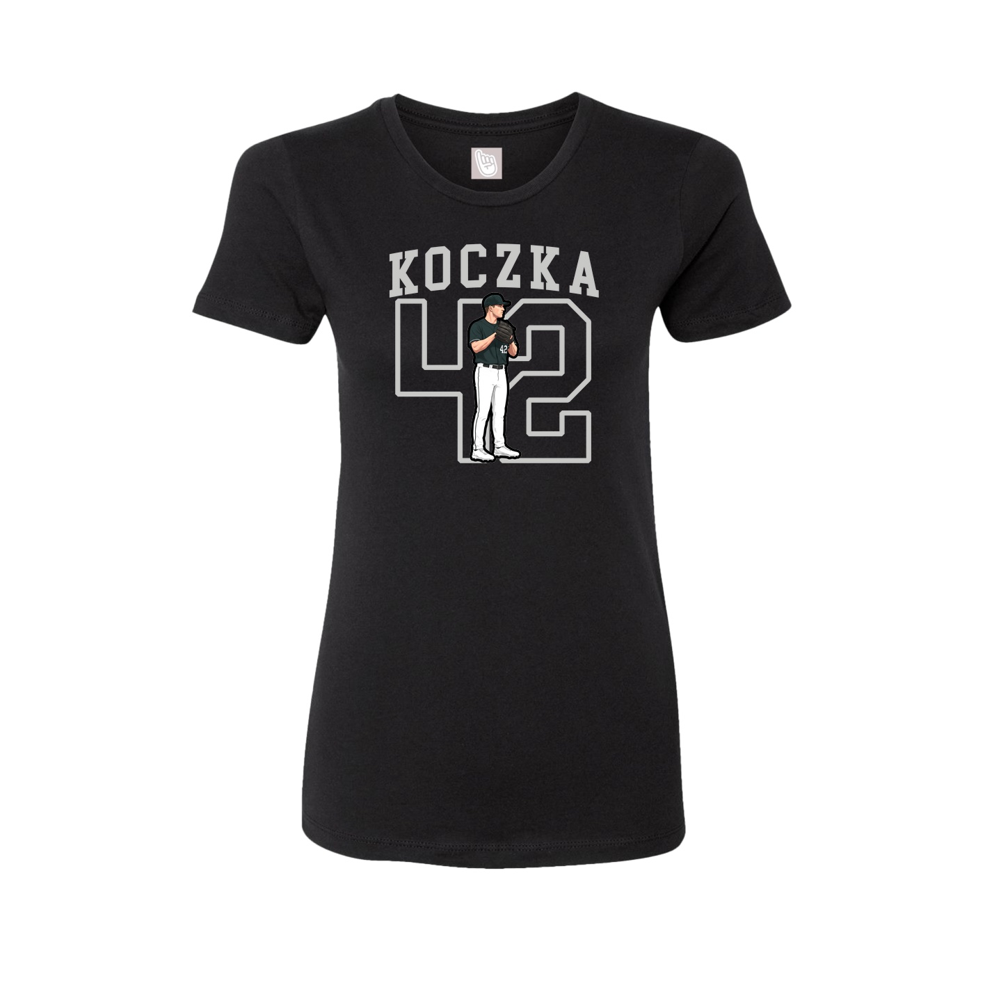 Fitted Women's Tee — Shirsey in Black