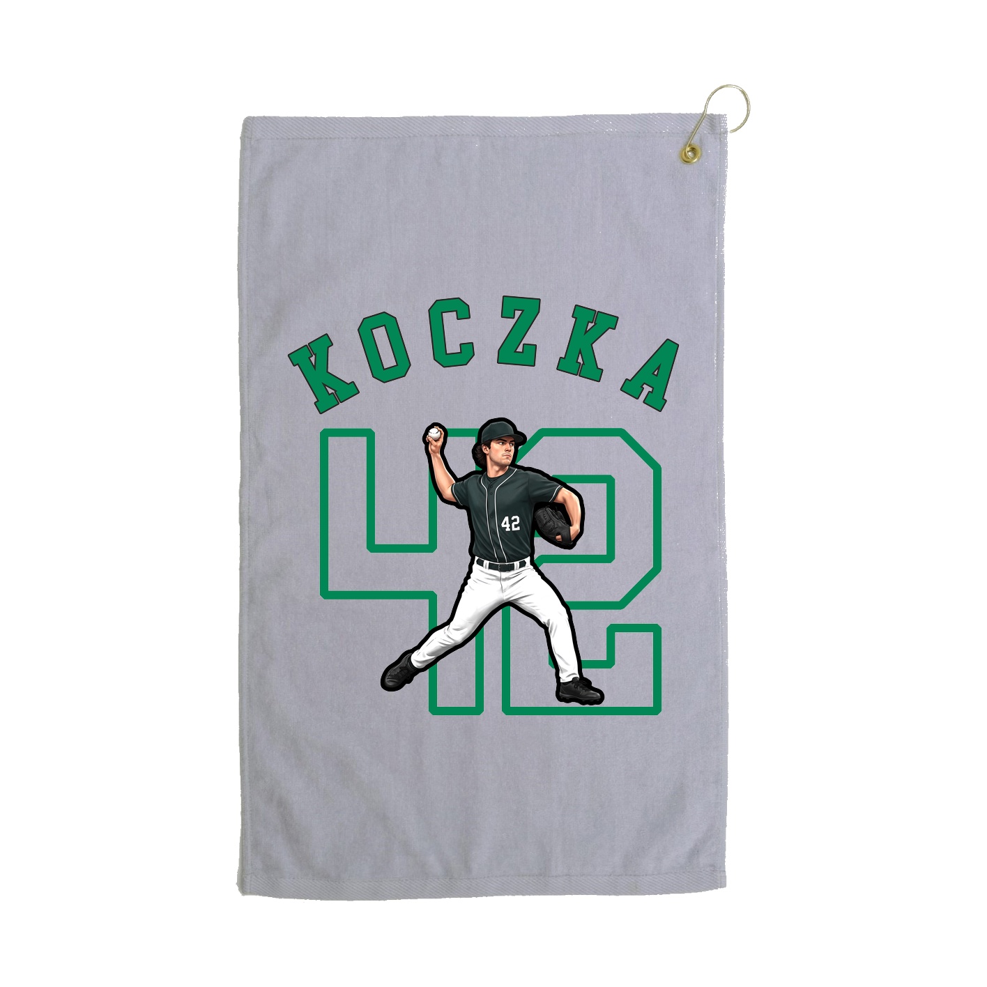 Golf Towel — Shirsey Arch in Grey