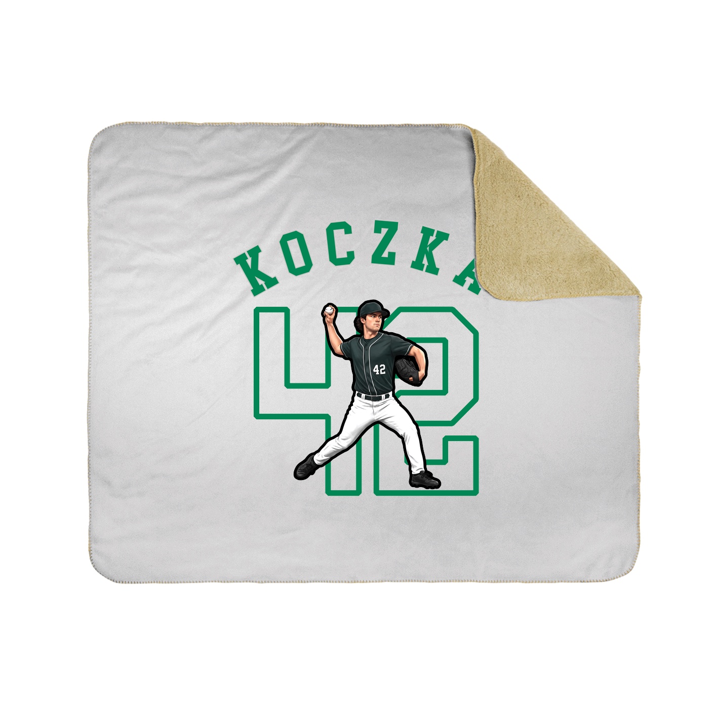 Throw Blanket — Shirsey Arch in White