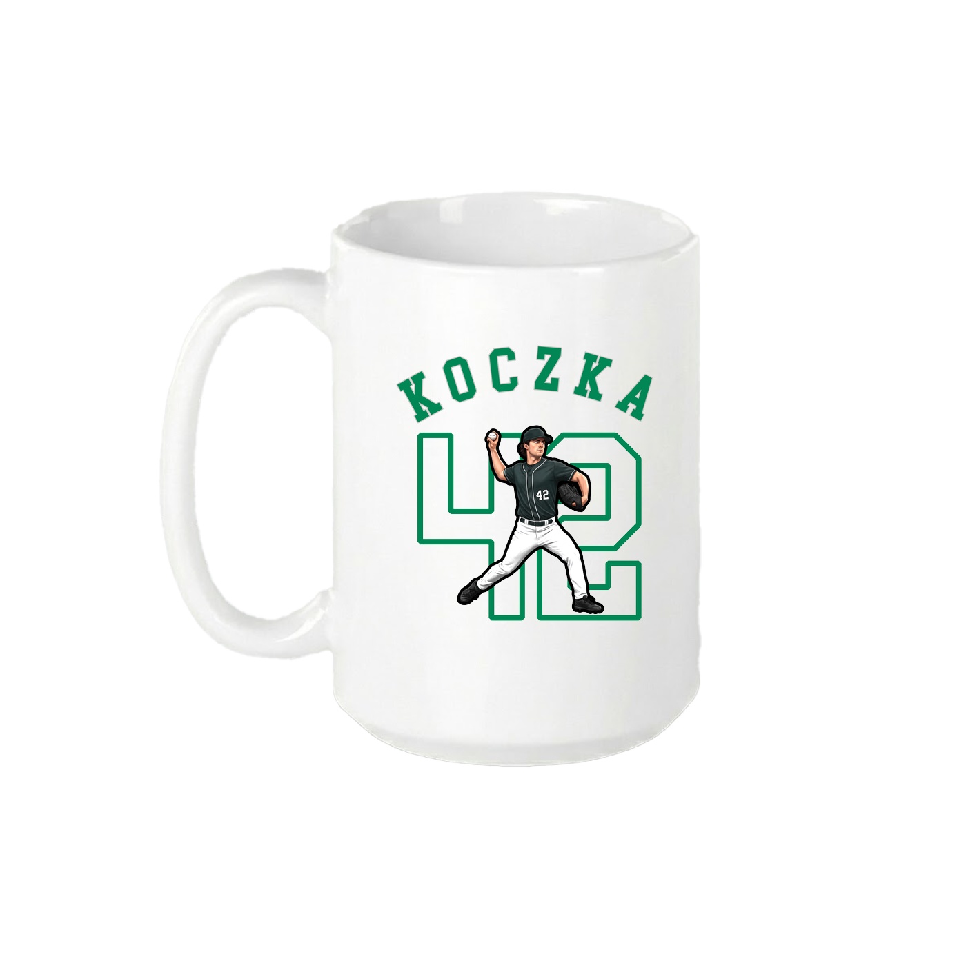 15oz Coffee Mug — Shirsey Arch in White