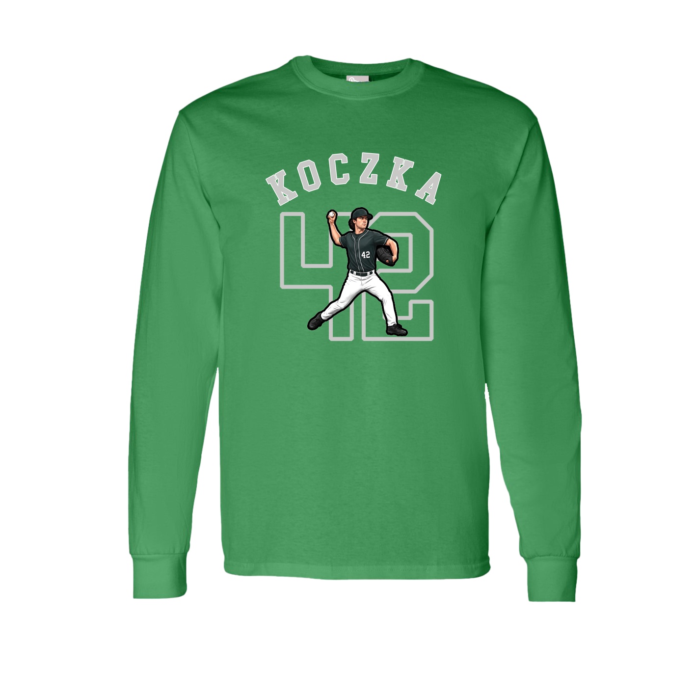 Long Sleeve Tee — Shirsey Arch in Green
