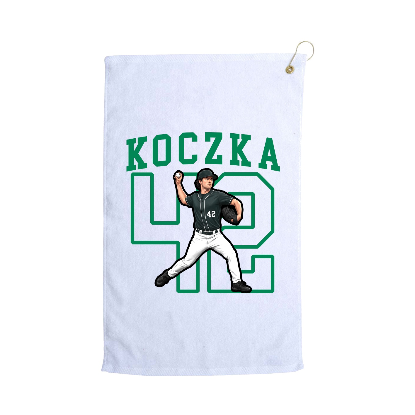 Golf Towel — Shirsey in White