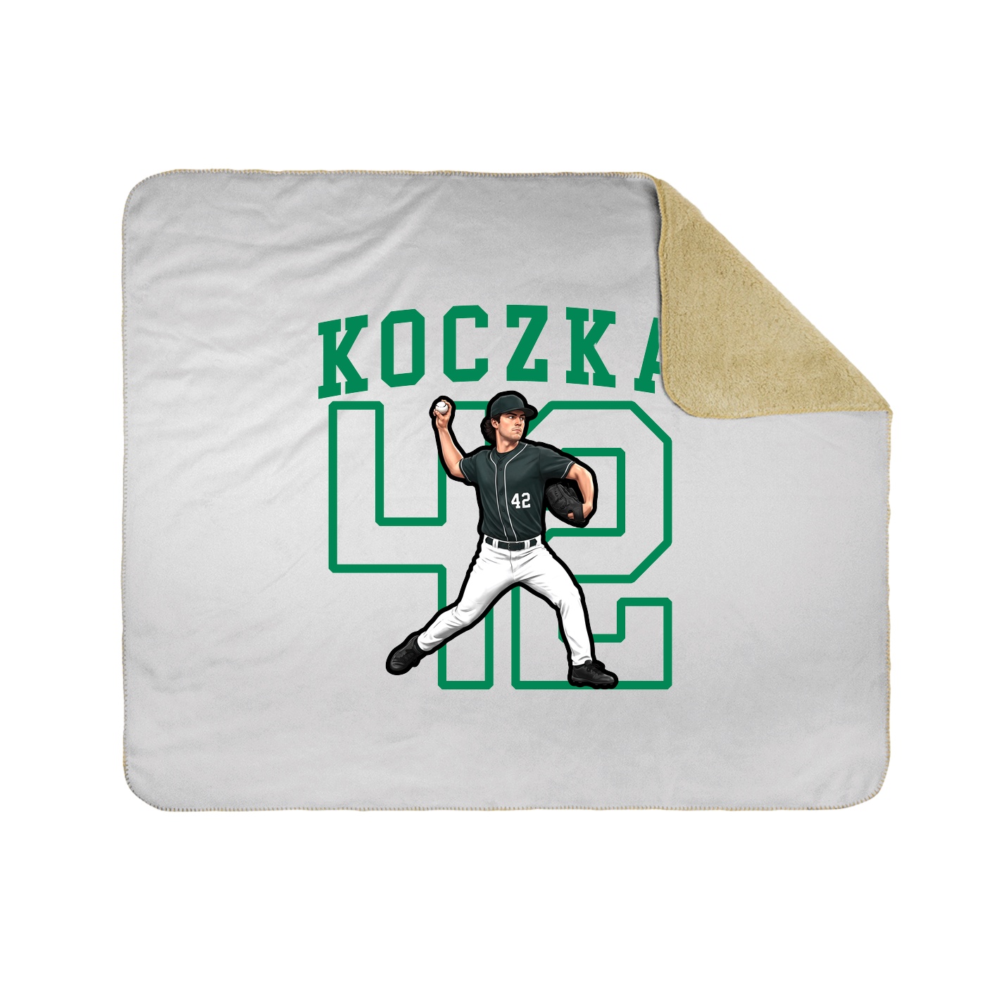 Throw Blanket — Shirsey in White