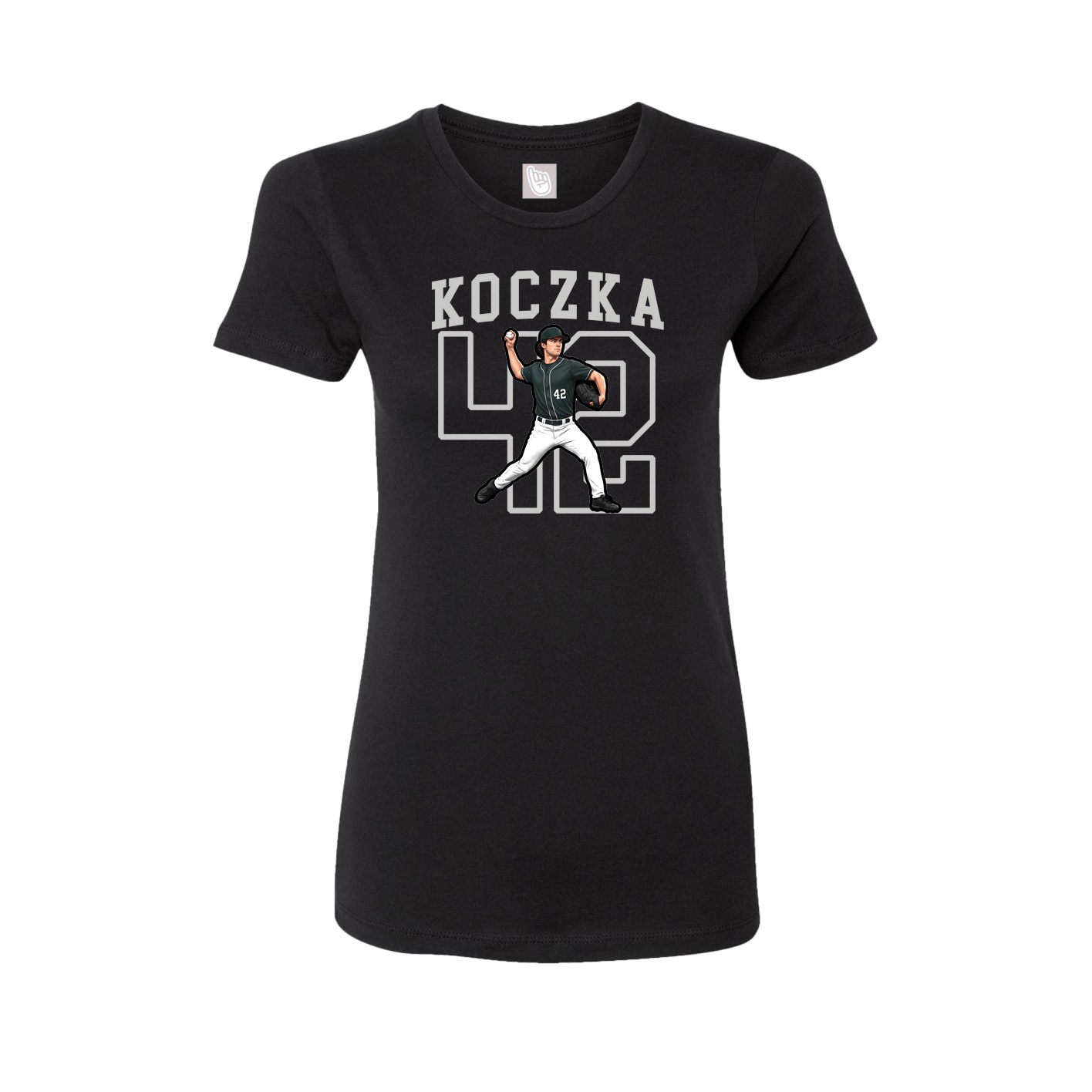 Fitted Women's Tee — Shirsey in Black