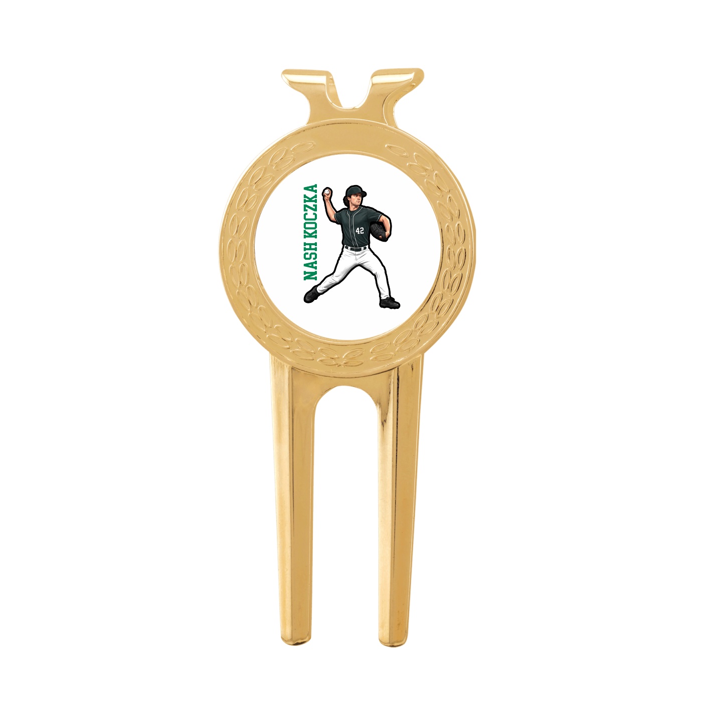 Divot Tool with Ball Marker — Name Vertical in Classic