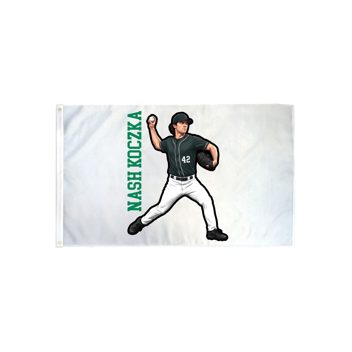3x5 Flag — Name Vertical in Classic