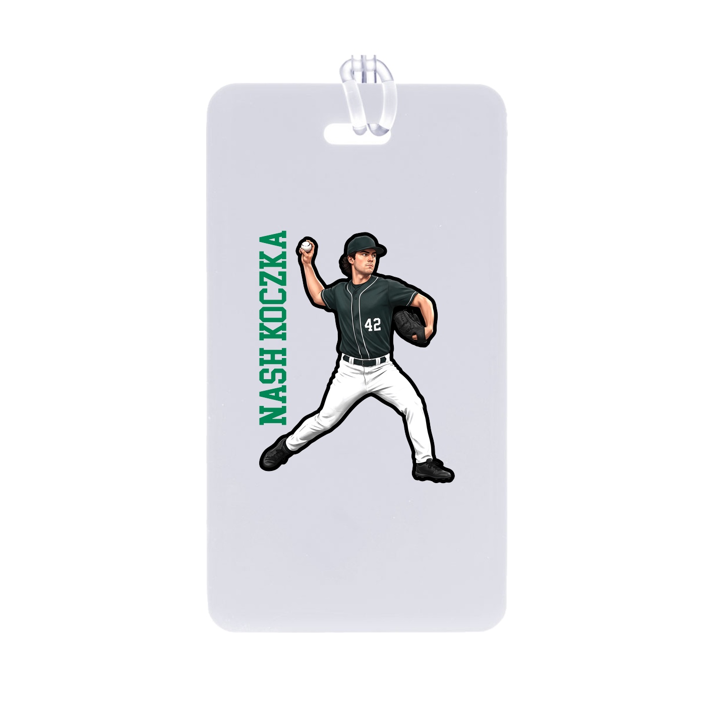 Bag Tag — Name Vertical in Classic