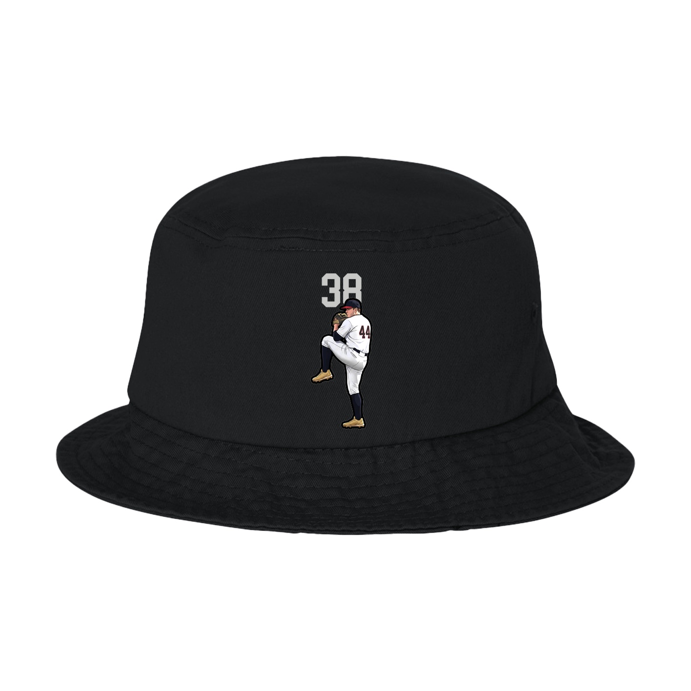 Bucket Cap — Number Top in Black