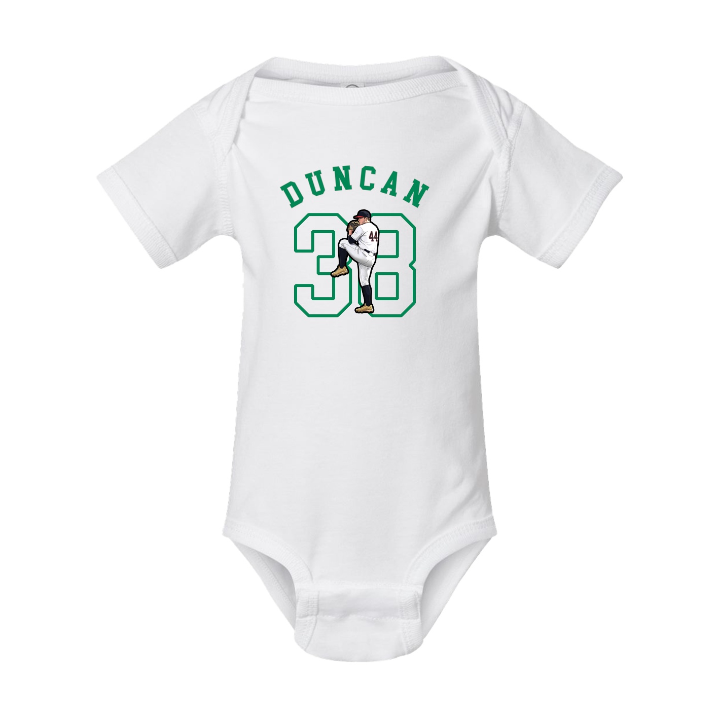 Baby Onesie — Shirsey Arch in White