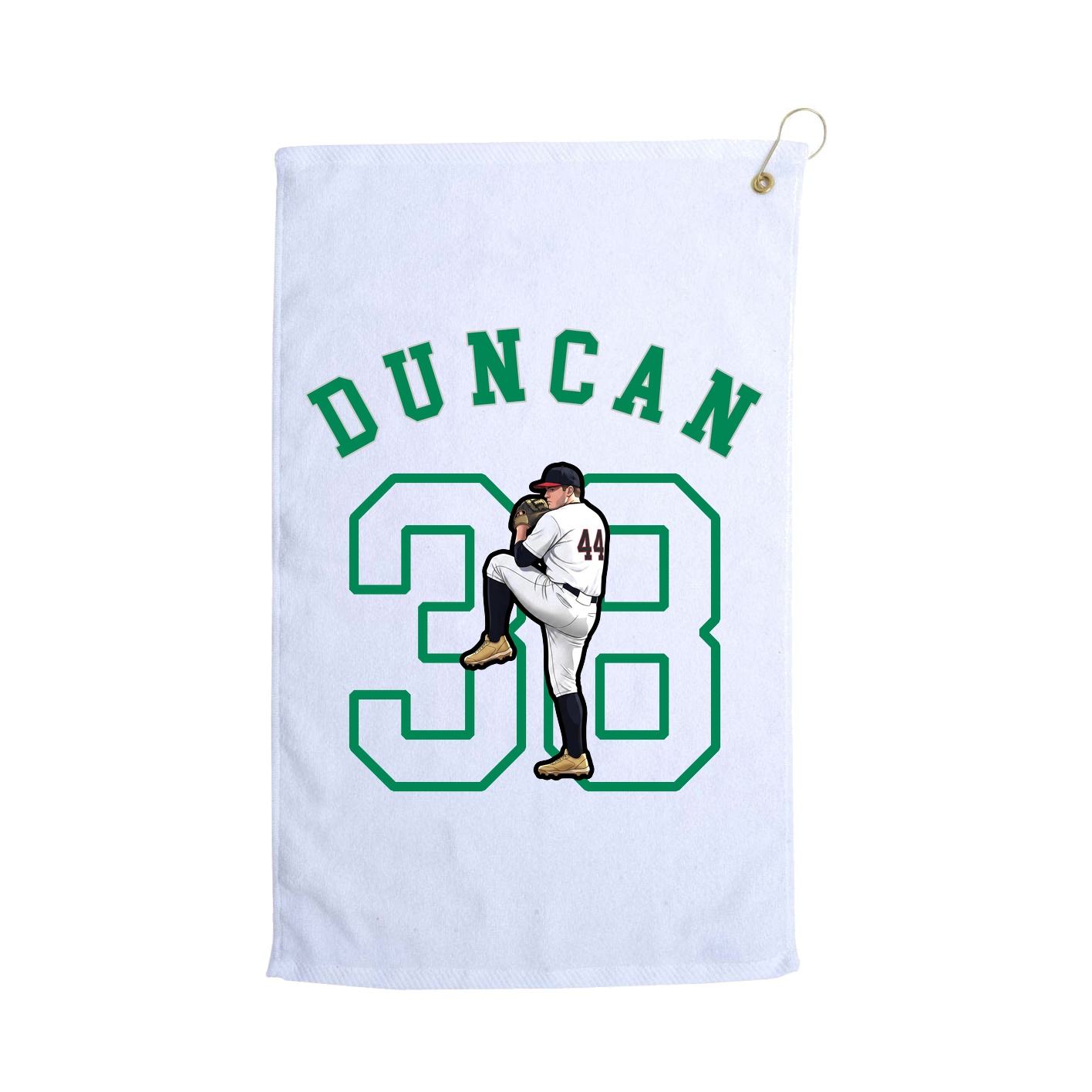 Golf Towel — Shirsey Arch in White