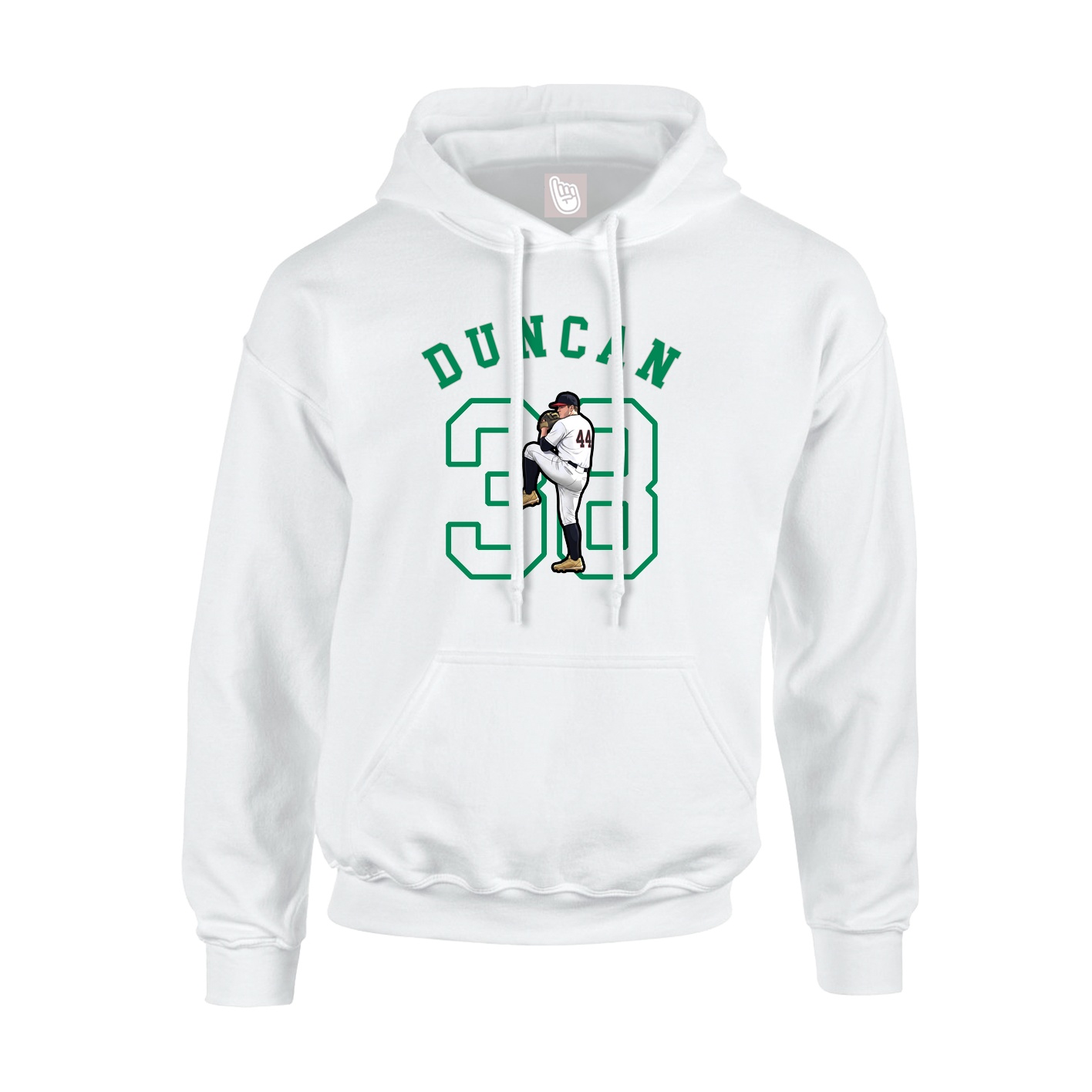 Hoodie — Shirsey Arch in White