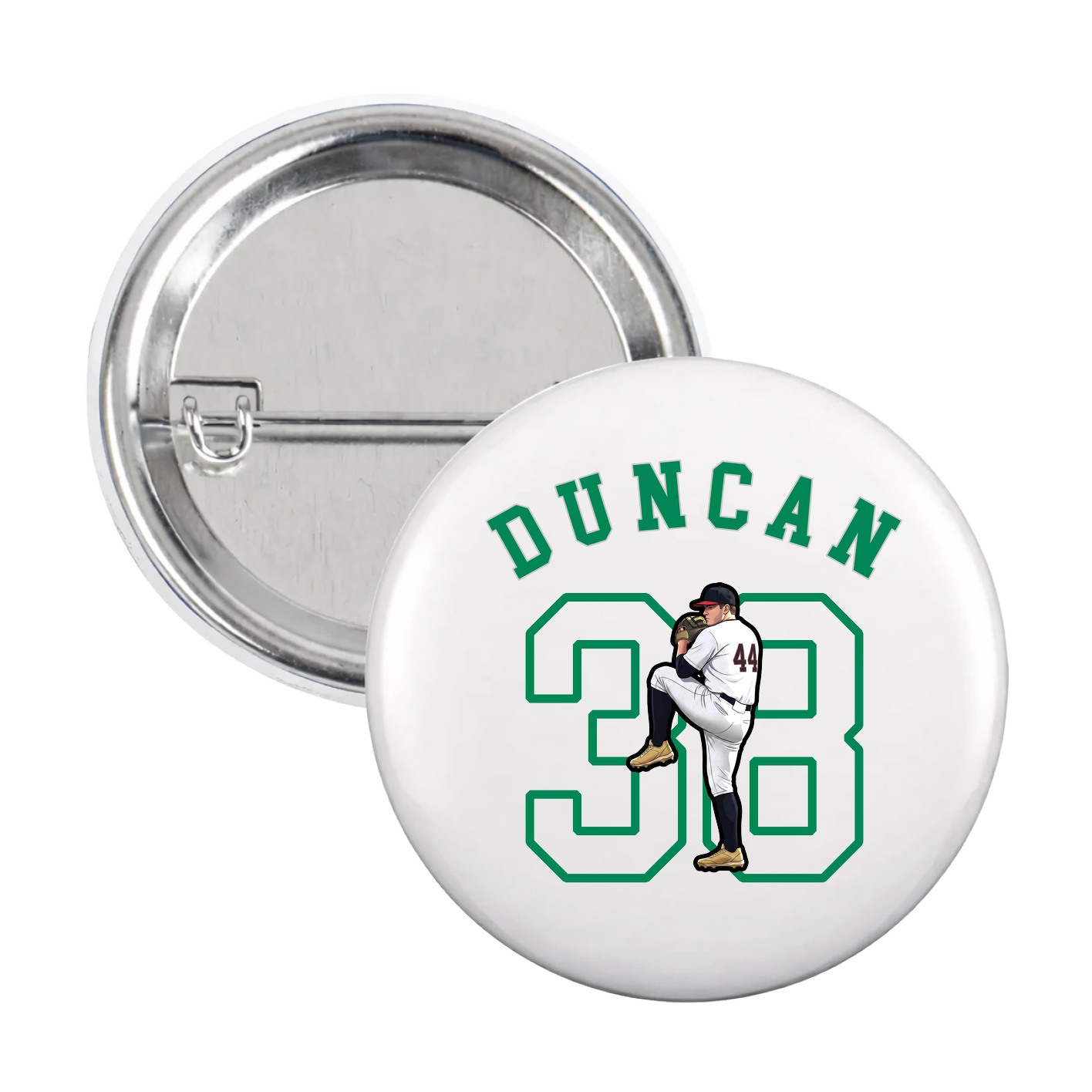 Game Day Button — Shirsey Arch in White