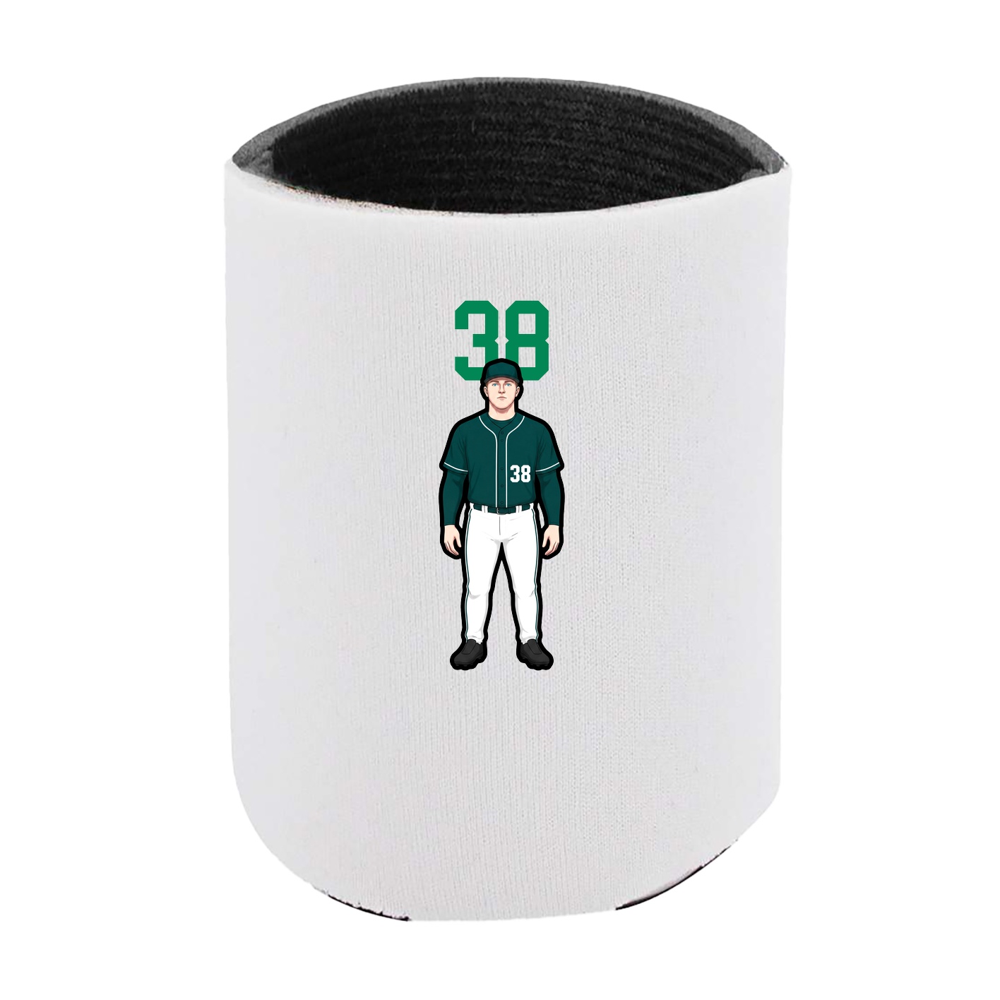 Can Holder — Number Top in White