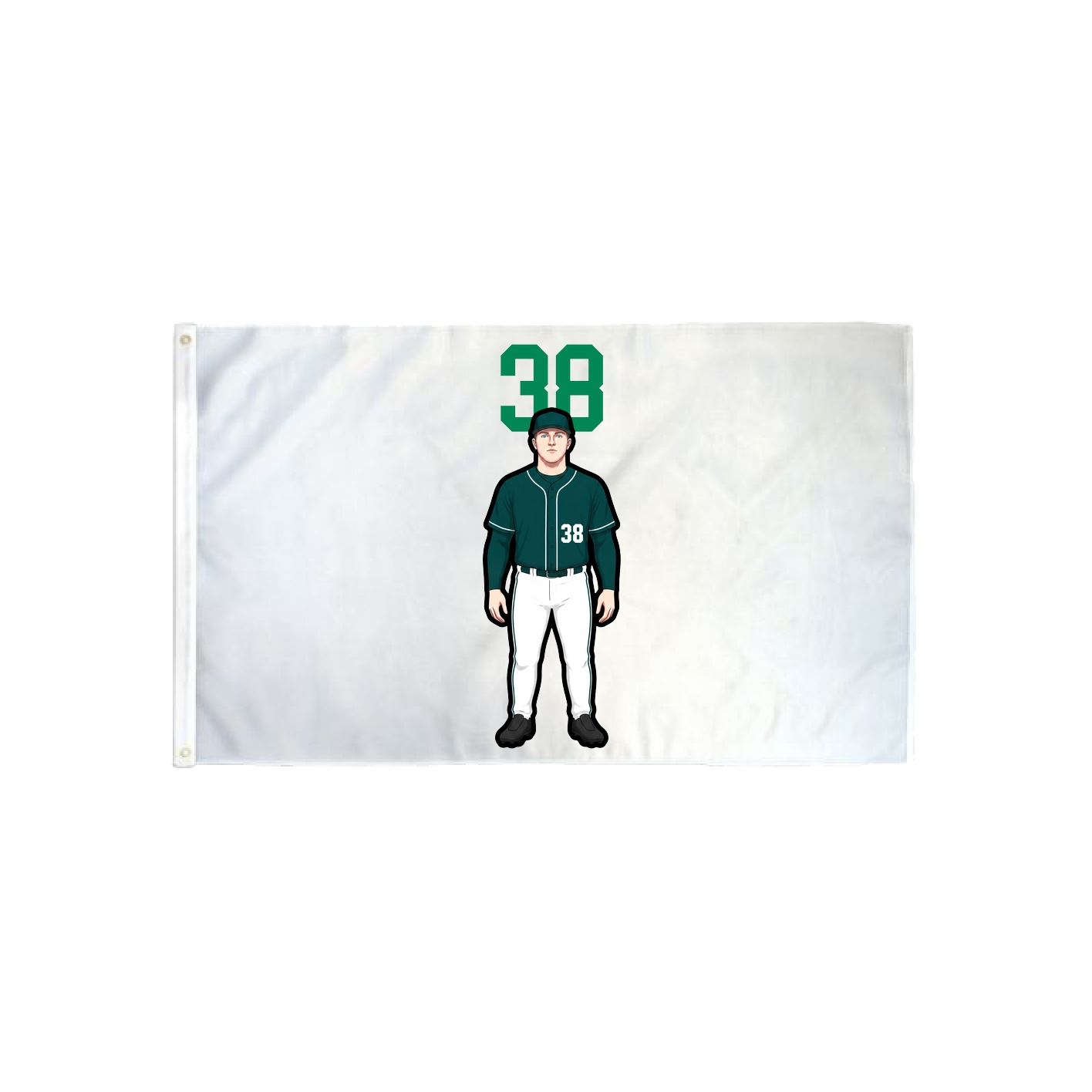 3x5 Flag — Number Top in Classic
