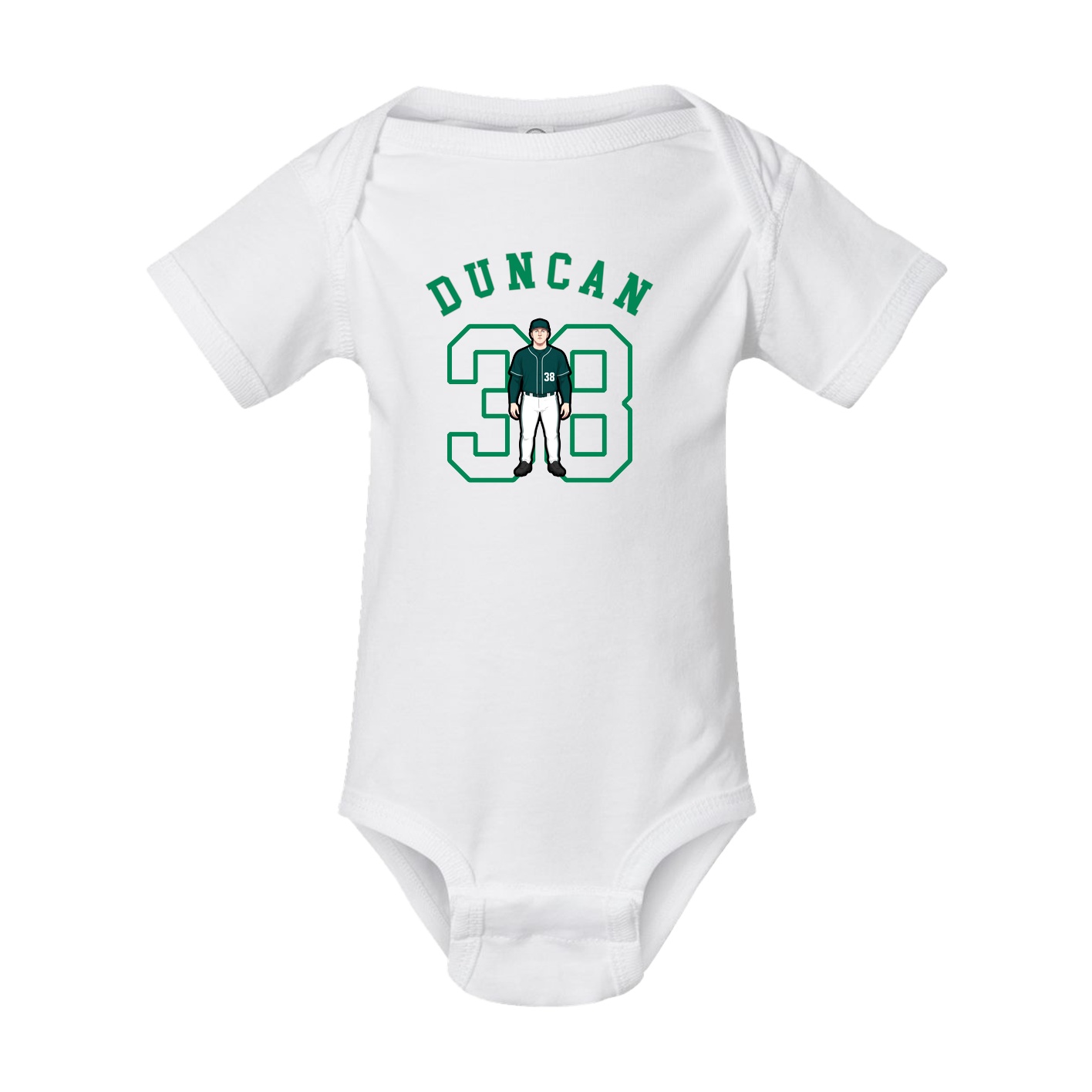Baby Onesie — Shirsey Arch in White