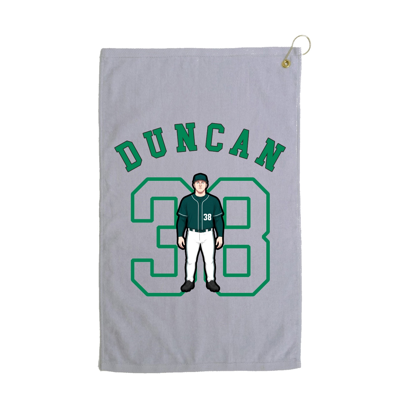 Golf Towel — Shirsey Arch in Grey