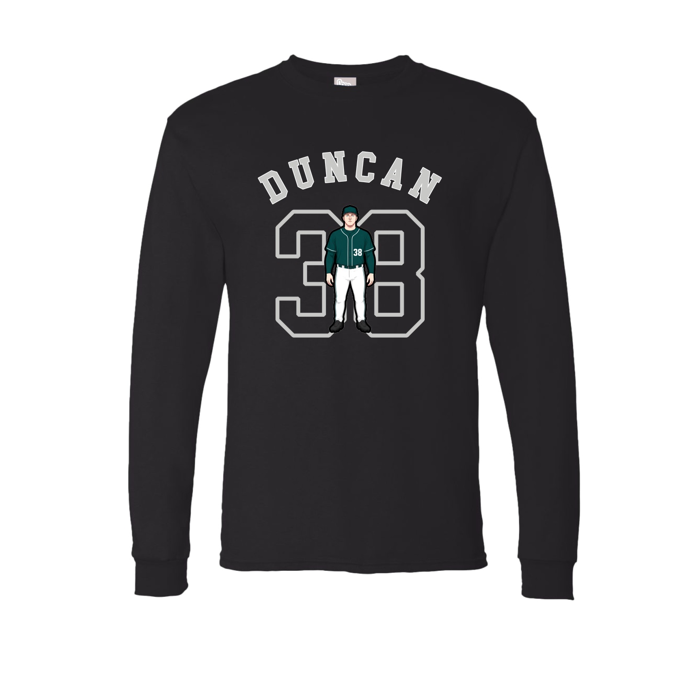 Long Sleeve Tee — Shirsey Arch in Black