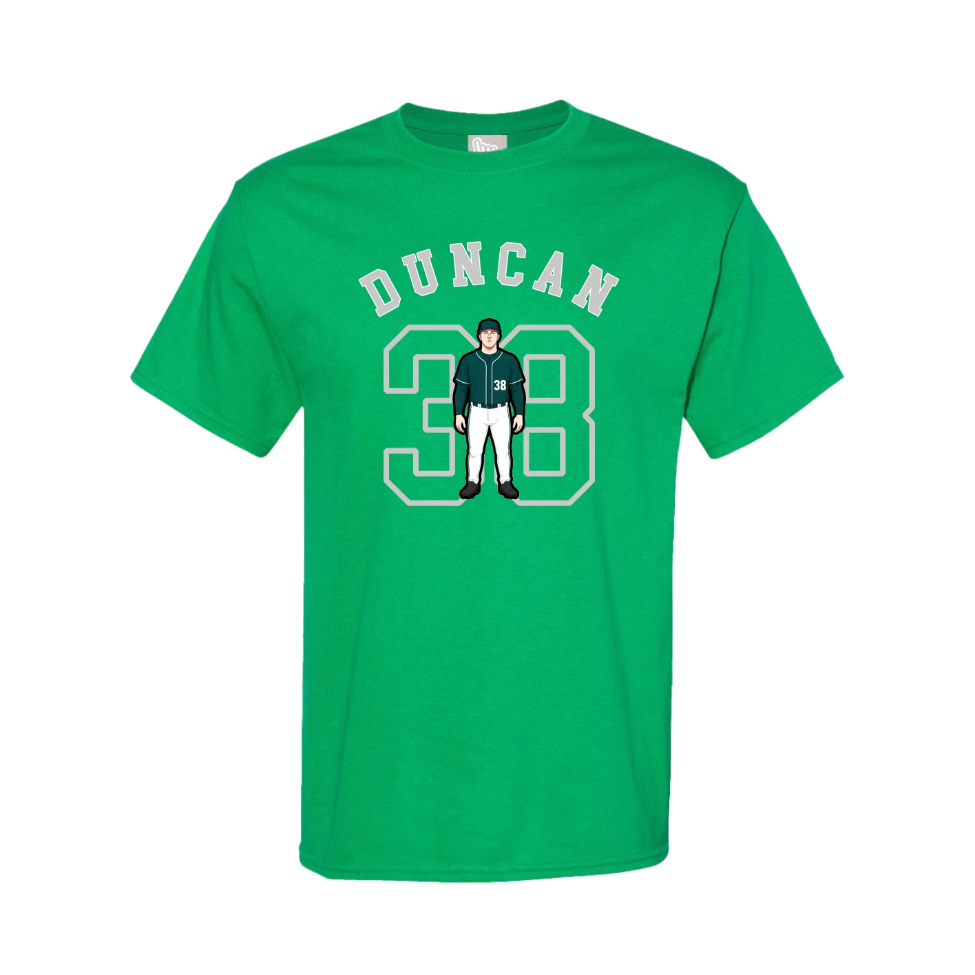Youth Tee — Shirsey Arch in Green
