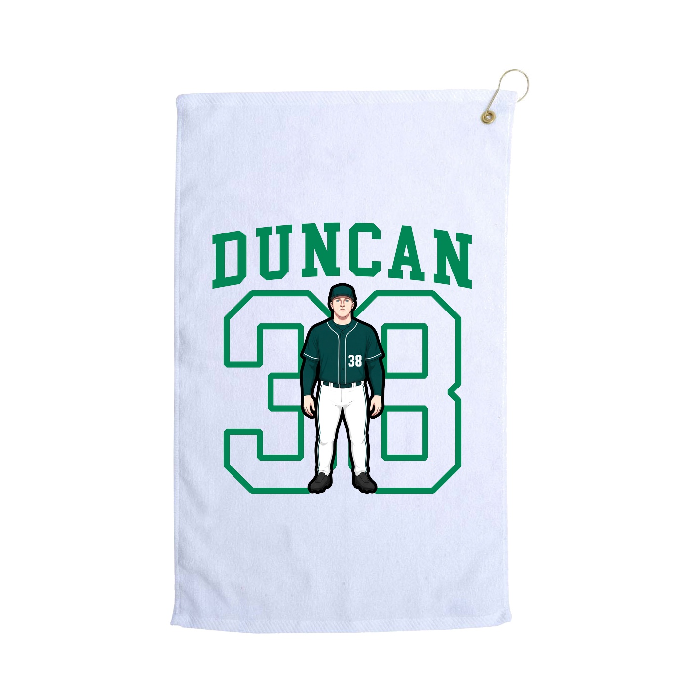 Golf Towel — Shirsey in White