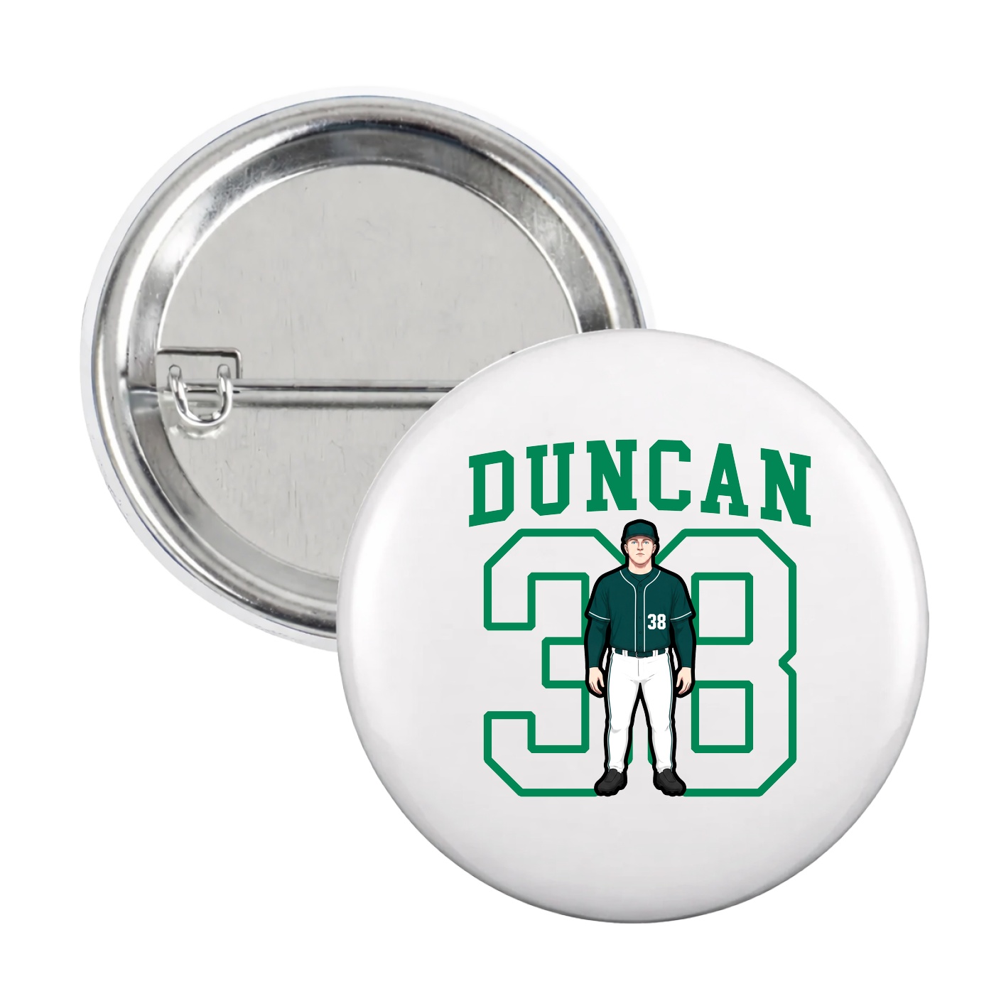 Game Day Button — Shirsey in White