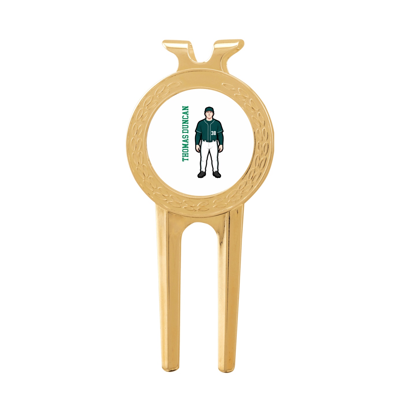 Divot Tool with Ball Marker — Name Vertical in Classic