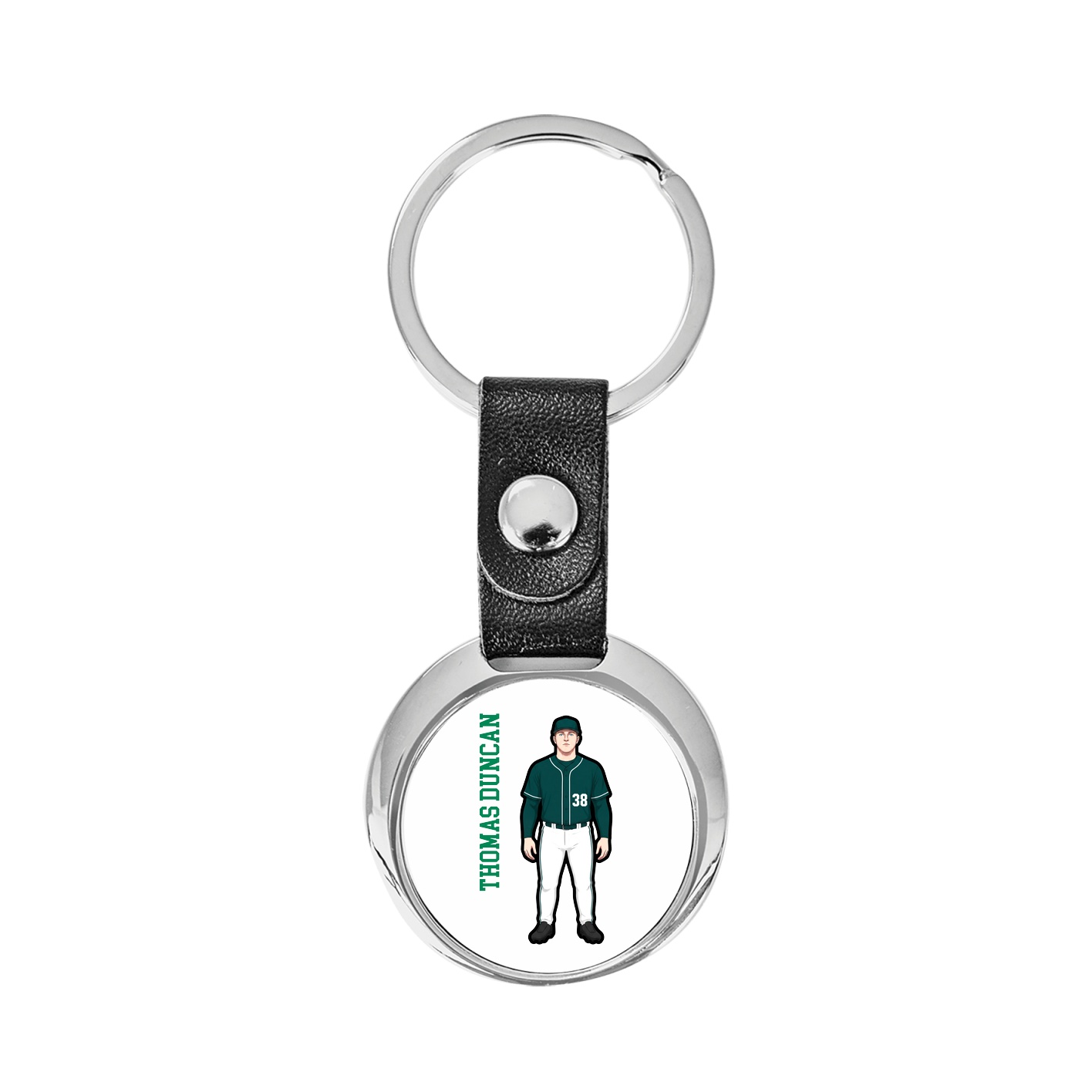 Key Chain — Name Vertical in Classic