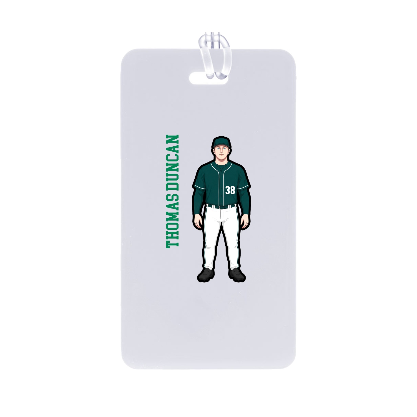 Bag Tag — Name Vertical in Classic