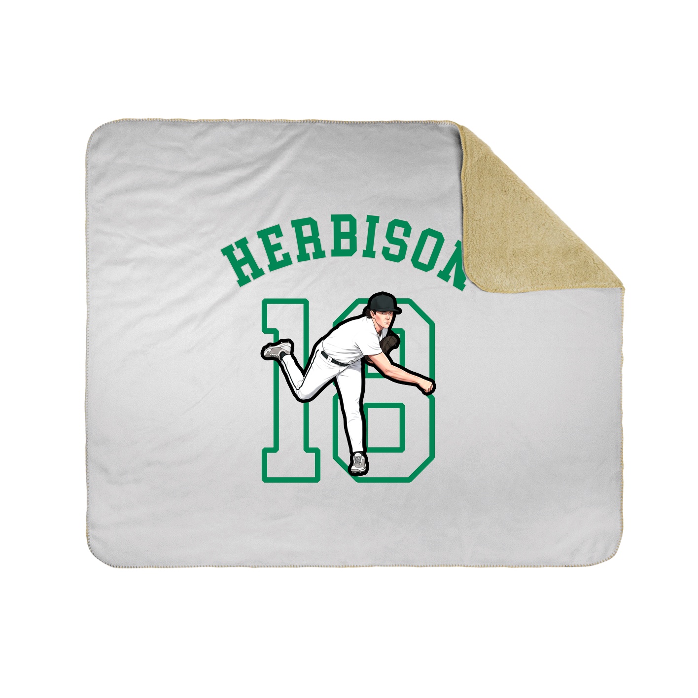 Throw Blanket — Shirsey Arch in White