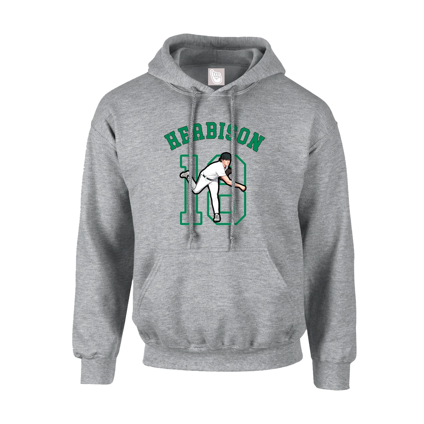 Youth Hoodie — Shirsey Arch in Grey