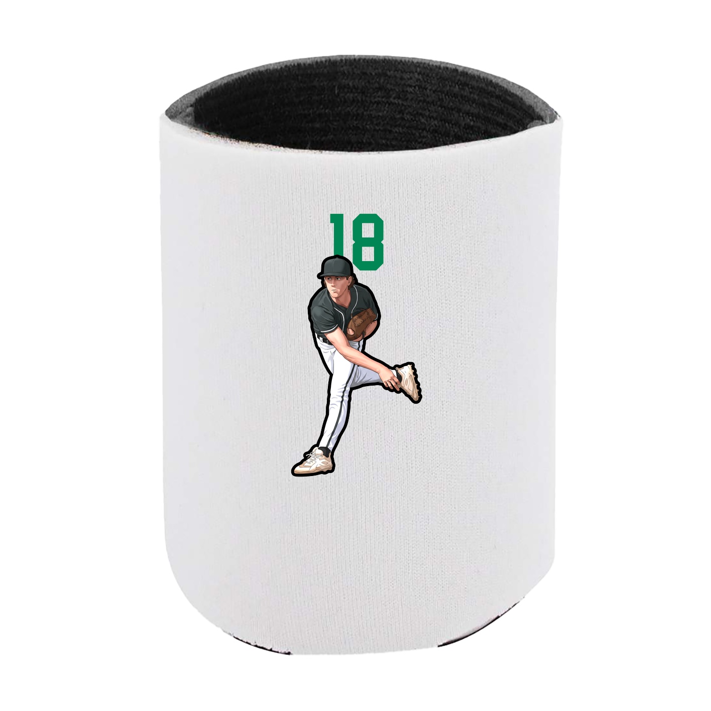 Can Holder — Number Top in White