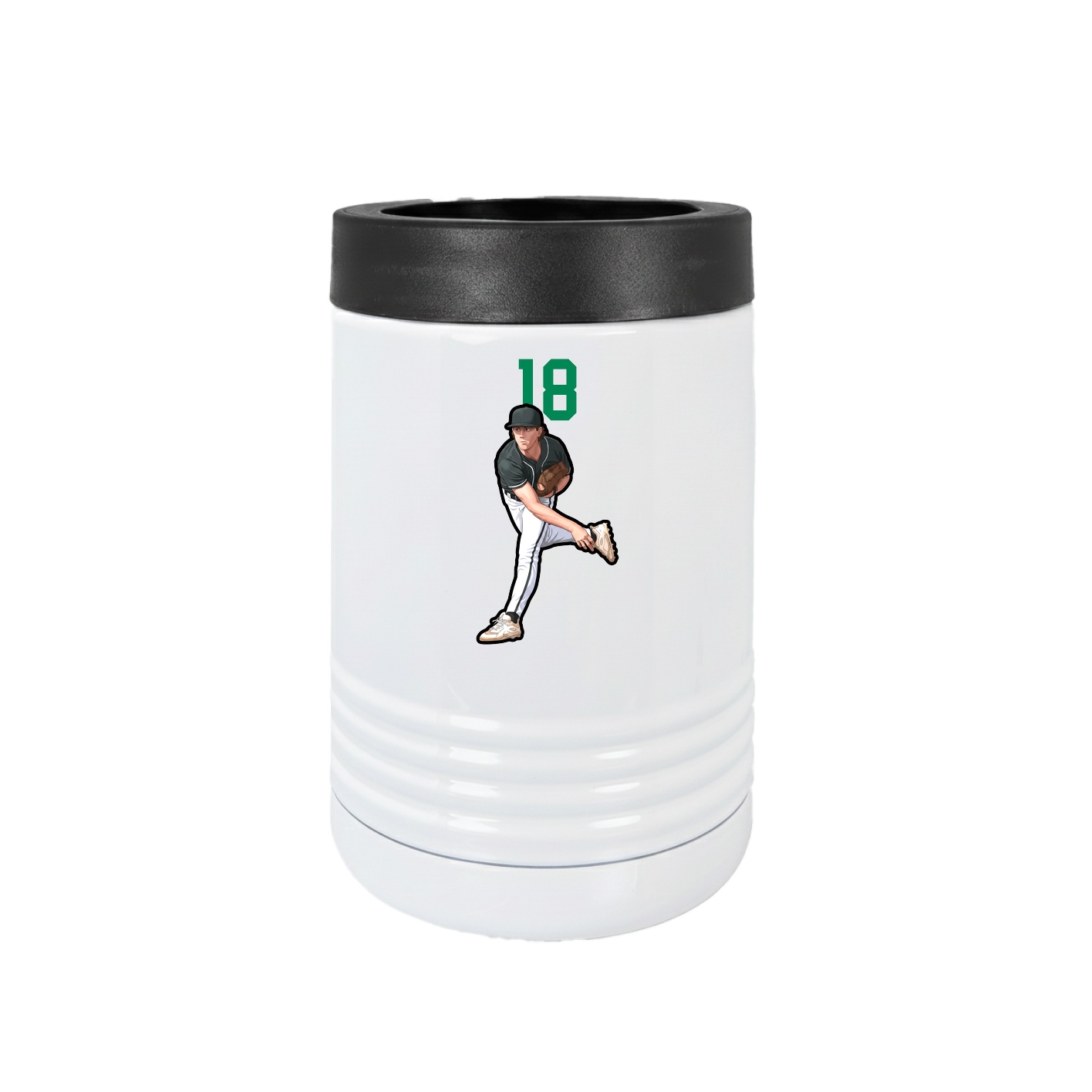 Beverage Holder — Number Top in White