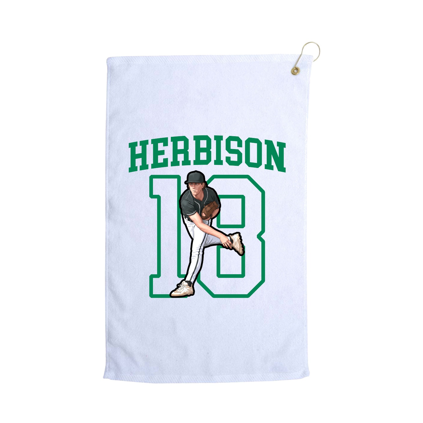 Golf Towel — Shirsey in White