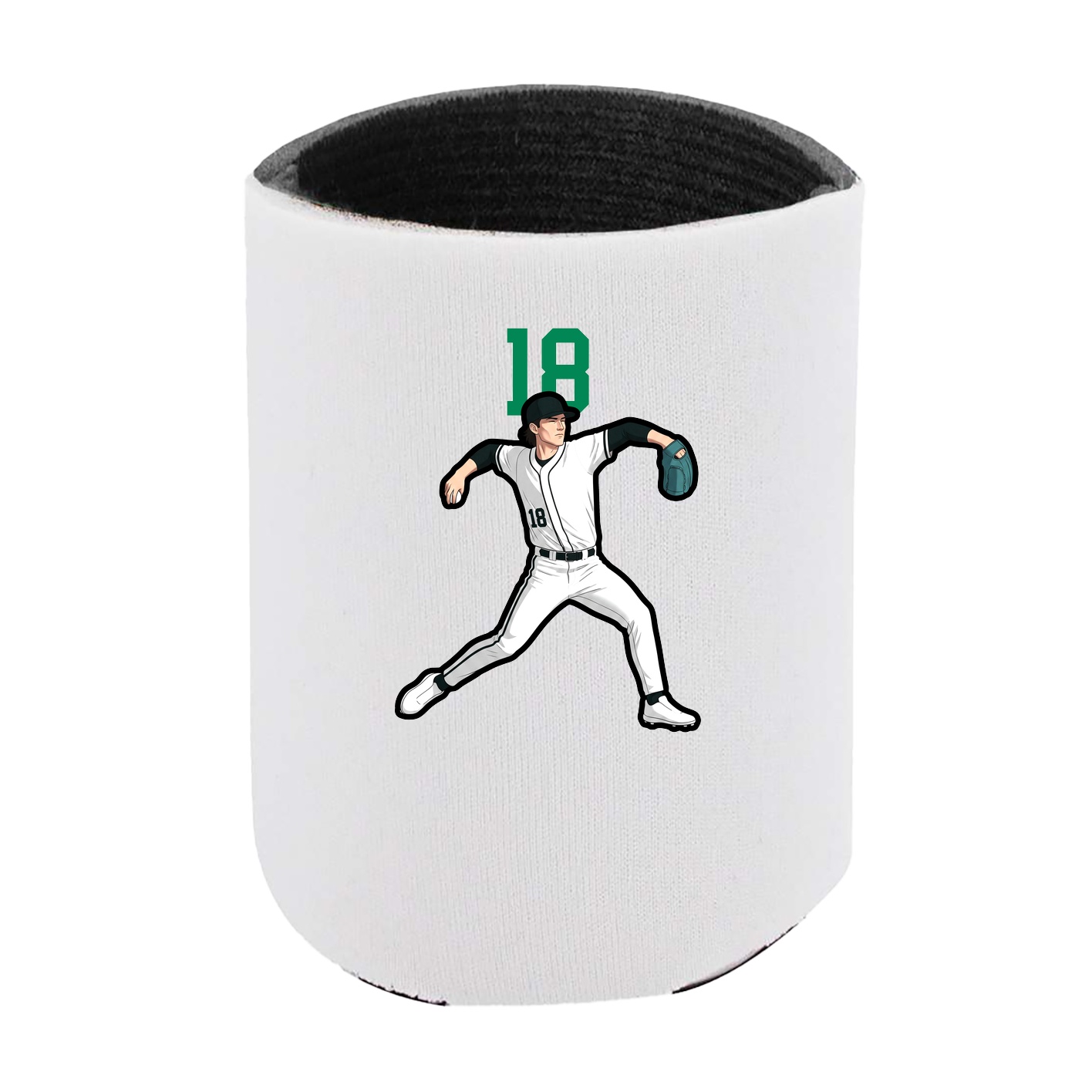 Can Holder — Number Top in White