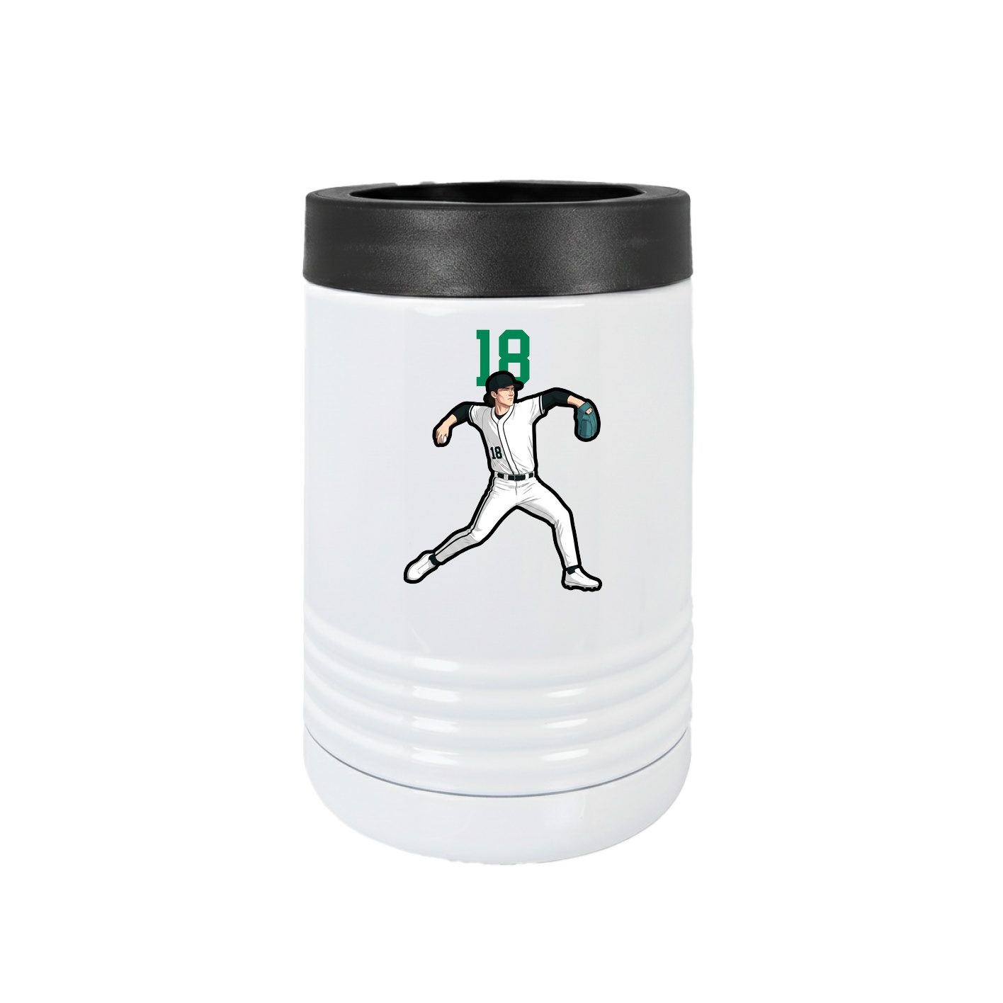 Beverage Holder — Number Top in White